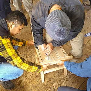 画像：初心者木工体験教室実施の内容のイメージ写真
