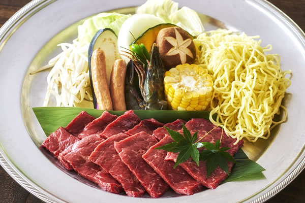 Joshu beef barbecue set